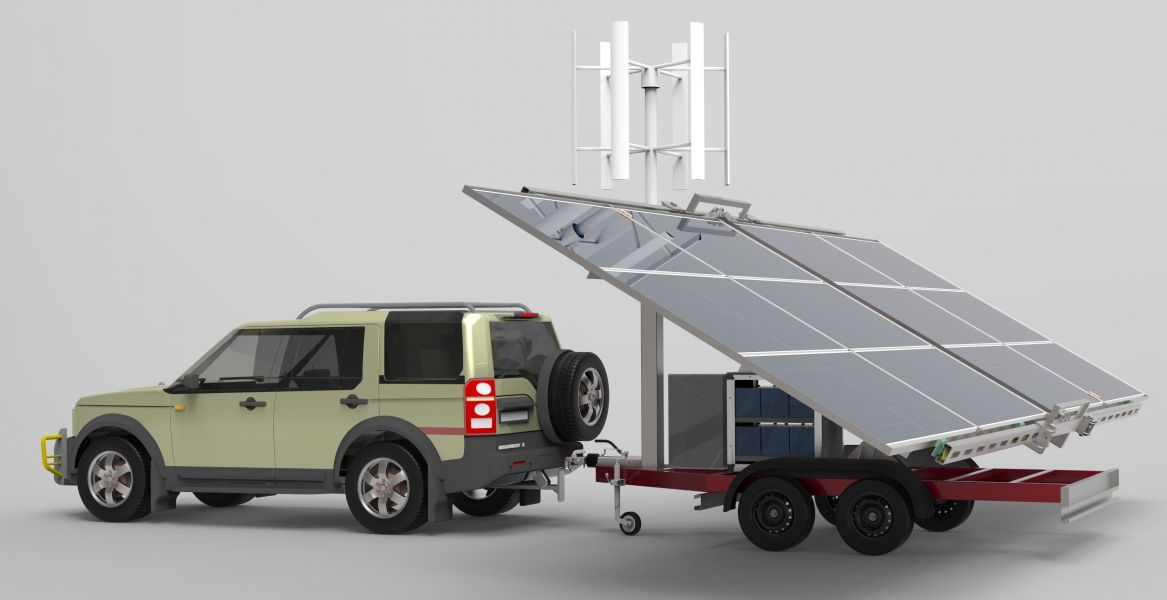 Mobil Güneş ve Rüzgar Hibrid Enerji Sistemleri