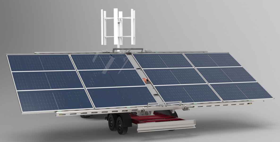 Mobil Güneş ve Rüzgar Hibrid Enerji Sistemleri